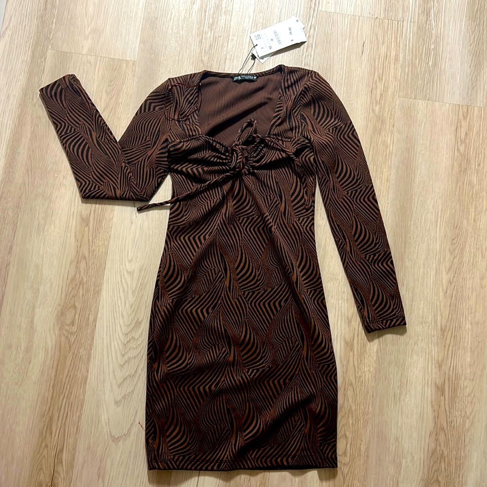 Zara long sleeve dress